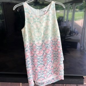 Heart of Cabi Mosaic Print Top